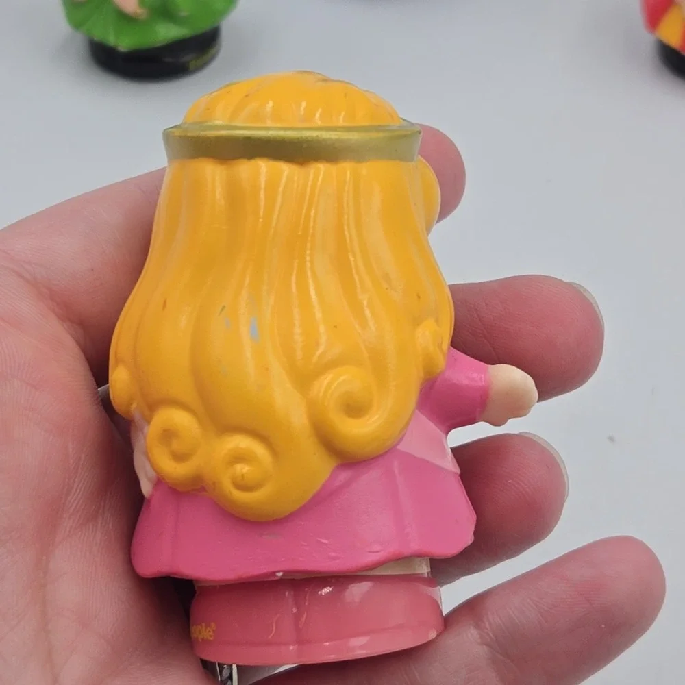Fisher Price Little People Disney Sleeping Beauty Aurora Fairy Godmothers Lot 4